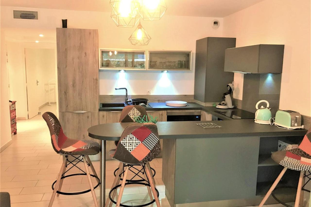 Centre Juan Les Pins 1 Bedroom With Ac, Swimming Pool And Parking Exterior photo
